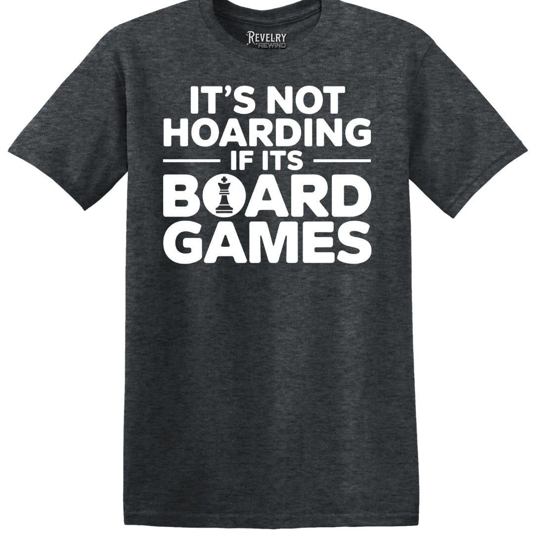 Flatlay of Board Hoarder T-Shirt in Dark Heather