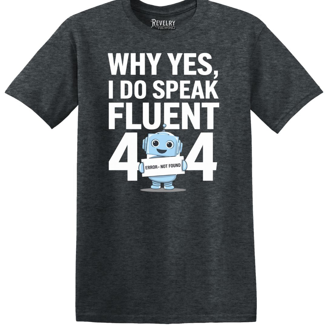 Flatlay of Fluent 404 T-Shirt in Dark Heather