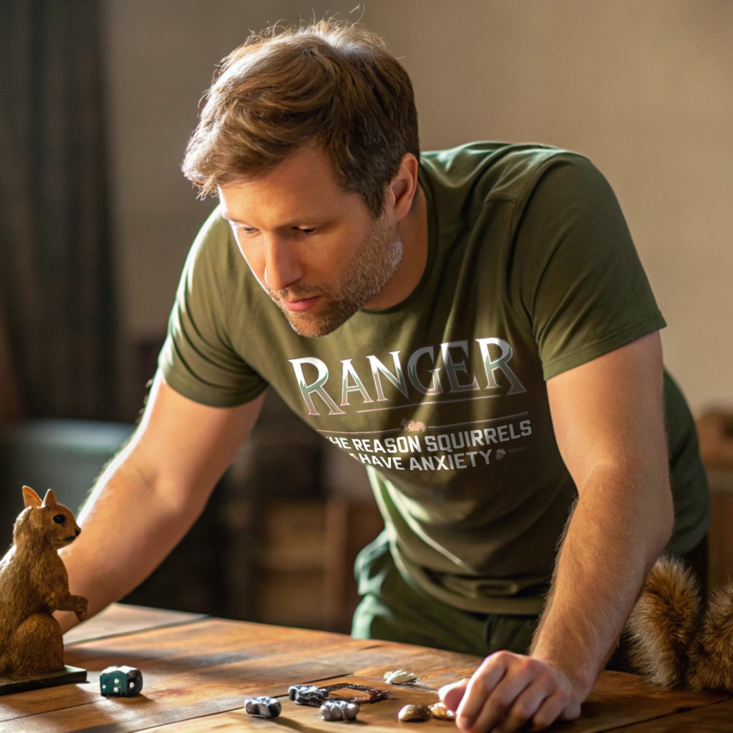 Ranger Squirrel Anxiety T-Shirt