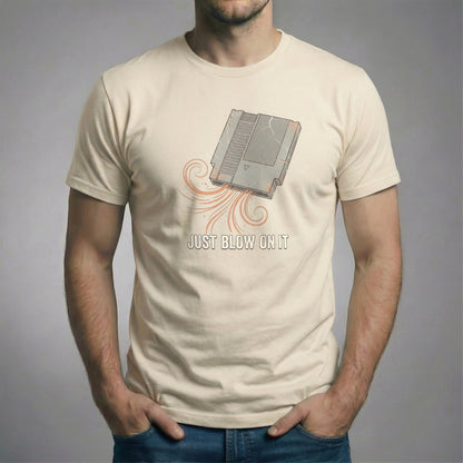 Vintage Cream colored "Just Blow On It" T-Shirt from Revelry Rewind.